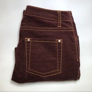 CAbi Rust Brown Colored Boot Cut Pants